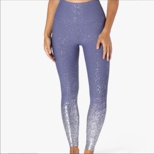Beyond Yoga High Waisted Alloy Ombre Midi Leggings